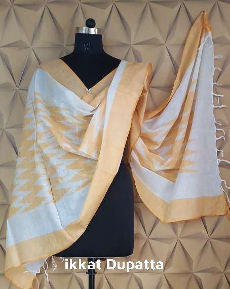 cotton ikkat dupatta silkzon.in