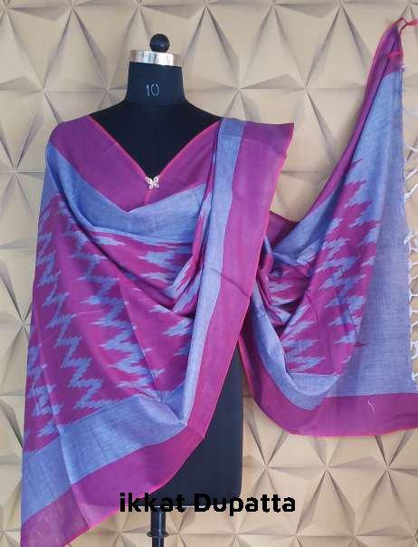 cotton ikkat dupatta silkzon.in