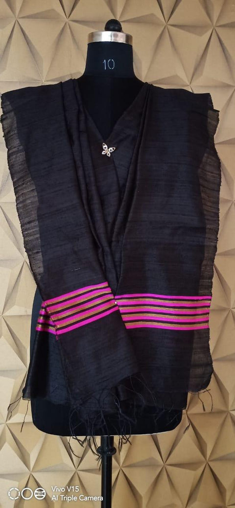 Dupion silk dupatta WEAVESHOW®