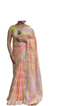 Linen Saree