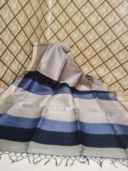 Tussar dupion silk Saree SILK ZONE