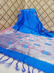 Tussar dupion silk Saree SILK ZONE