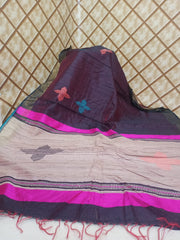 Tussar dupion silk Saree SILK ZONE