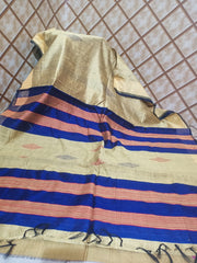 Tussar dupion silk saree SILK ZONE