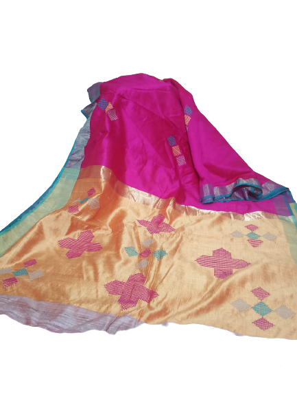 Tussar dupion silk saree SILK ZONE