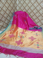 Tussar dupion silk saree SILK ZONE