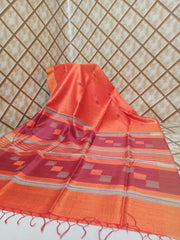 Tussar dupion silk saree SILK ZONE