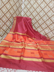 Tussar dupion silk saree SILK ZONE