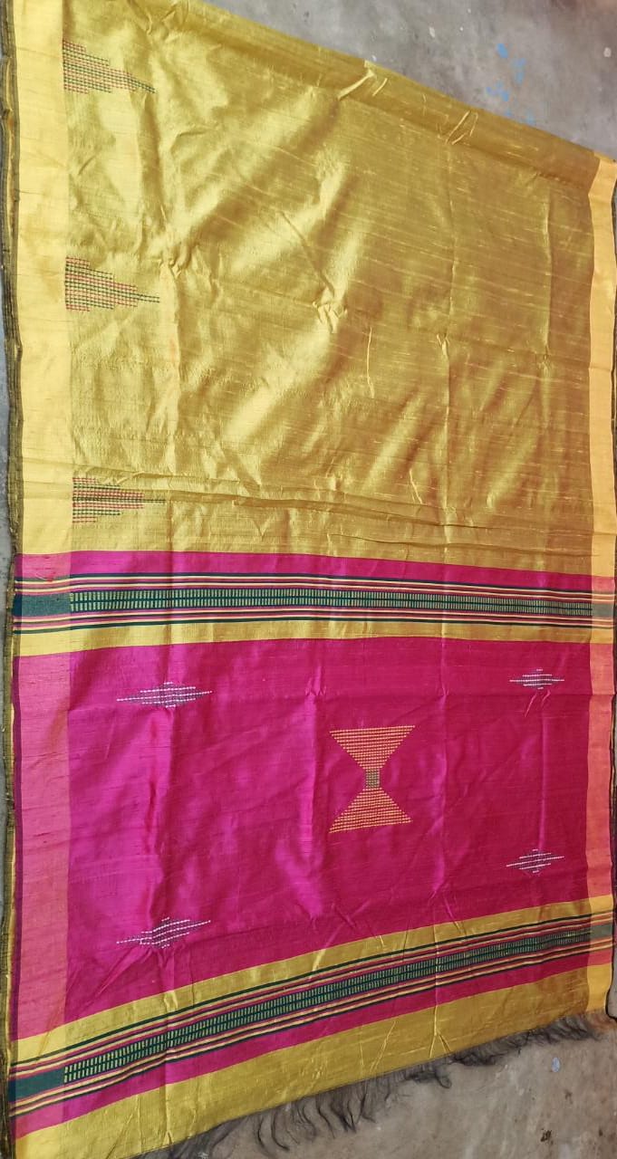 Tussar dupion silk saree SILK ZONE
