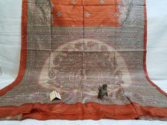 TUSSAR SILK PRINT SAREE