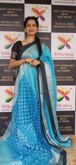 Linen cutwork design saree SILK ZONE
