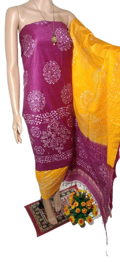 Soft silk suit