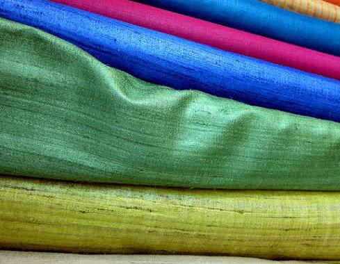 Tussar ghicha silk fabric M J HANDLOOMS