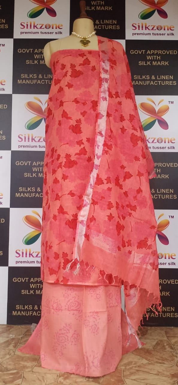Linen printed suit SILK ZONE
