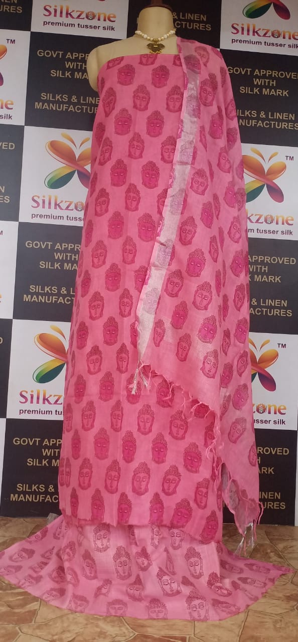 Linen printed suit SILK ZONE