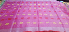 Tissue linen buta saree SILK ZONE