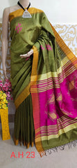 Tussar dupion silk saree SILK ZONE