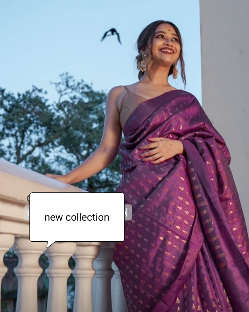 Tussar silk embroidery saree SILK ZONE