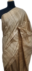 Pure Tussar Silk print saree