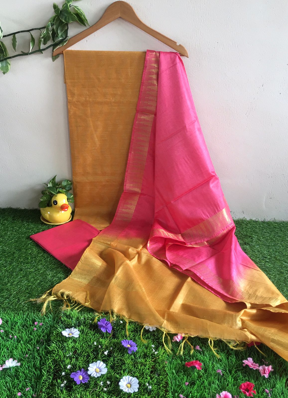 Fancy soft silk suit SILK ZONE