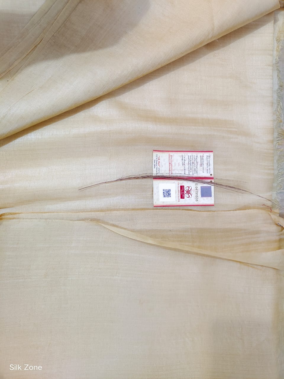 Pure tussar silk fabric SILK ZONE