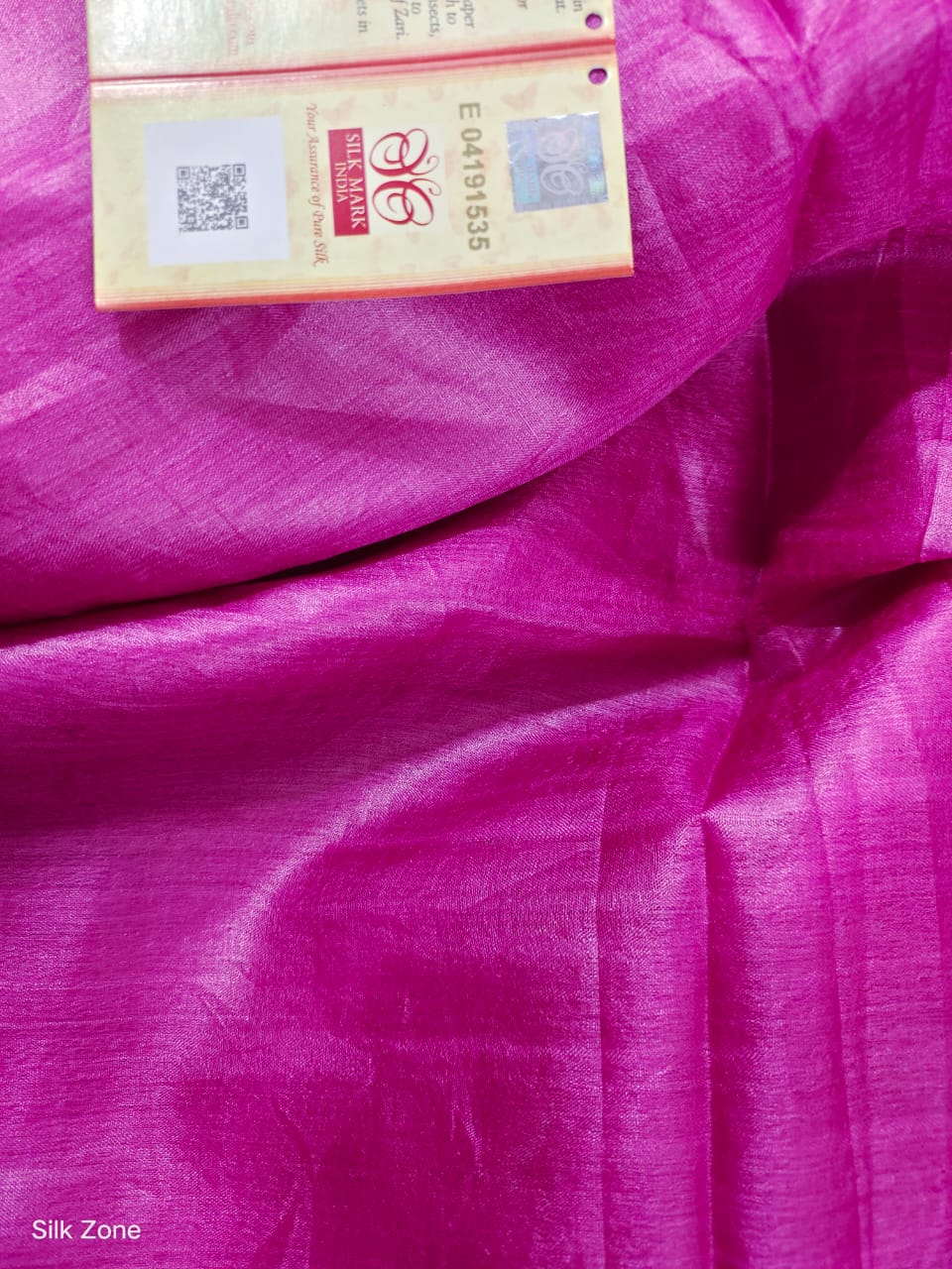 Pure tussar silk fabric SILK ZONE