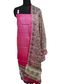 Tussar Silk Hand Block Print Suit