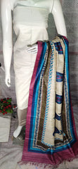 Pure tussar ghicha silk suit silk zone