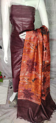 Pure tussar ghicha silk suit SILK ZONE