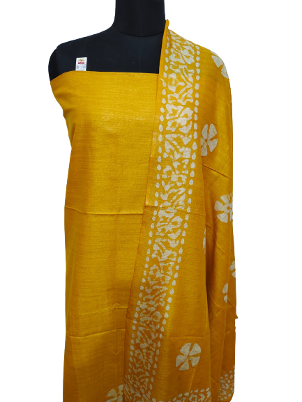 Cotton Dupion Batik Print Suit SILK ZONE