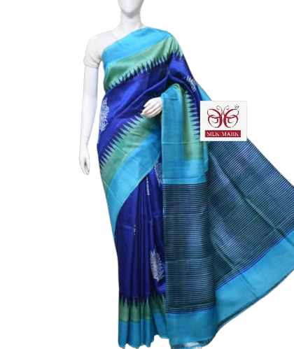 BISHNUPURI TUSSRE SILK SAREE