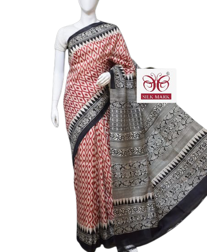 BISHNUPURI TUSSRE SILK SAREE