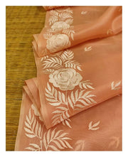 Organza Saree - Organza Embroidery Saree