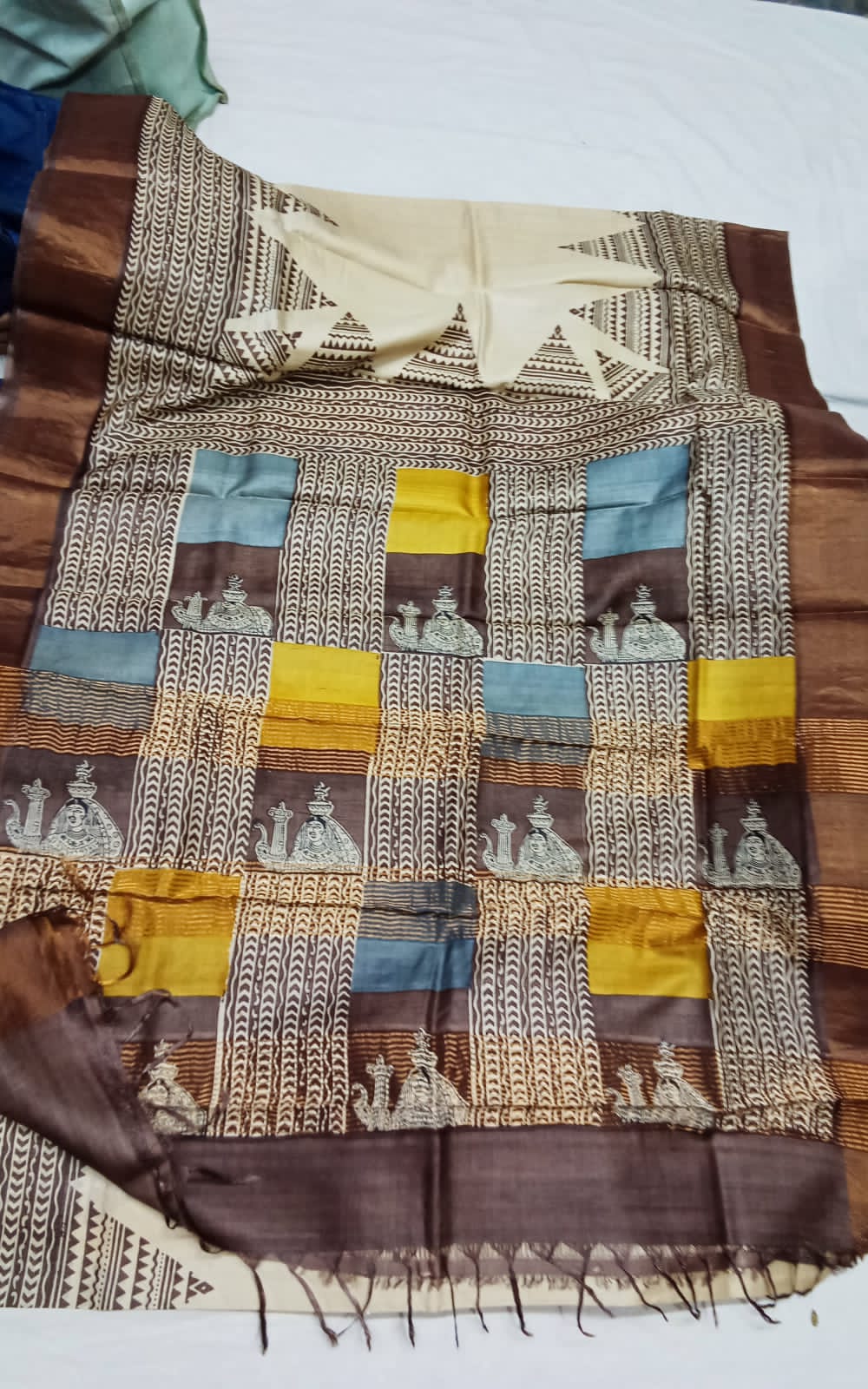 Pure Tussar Silk Saree