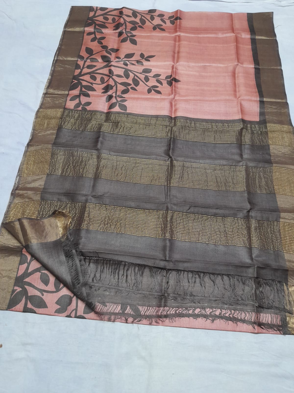 Pure Tussar Silk Saree