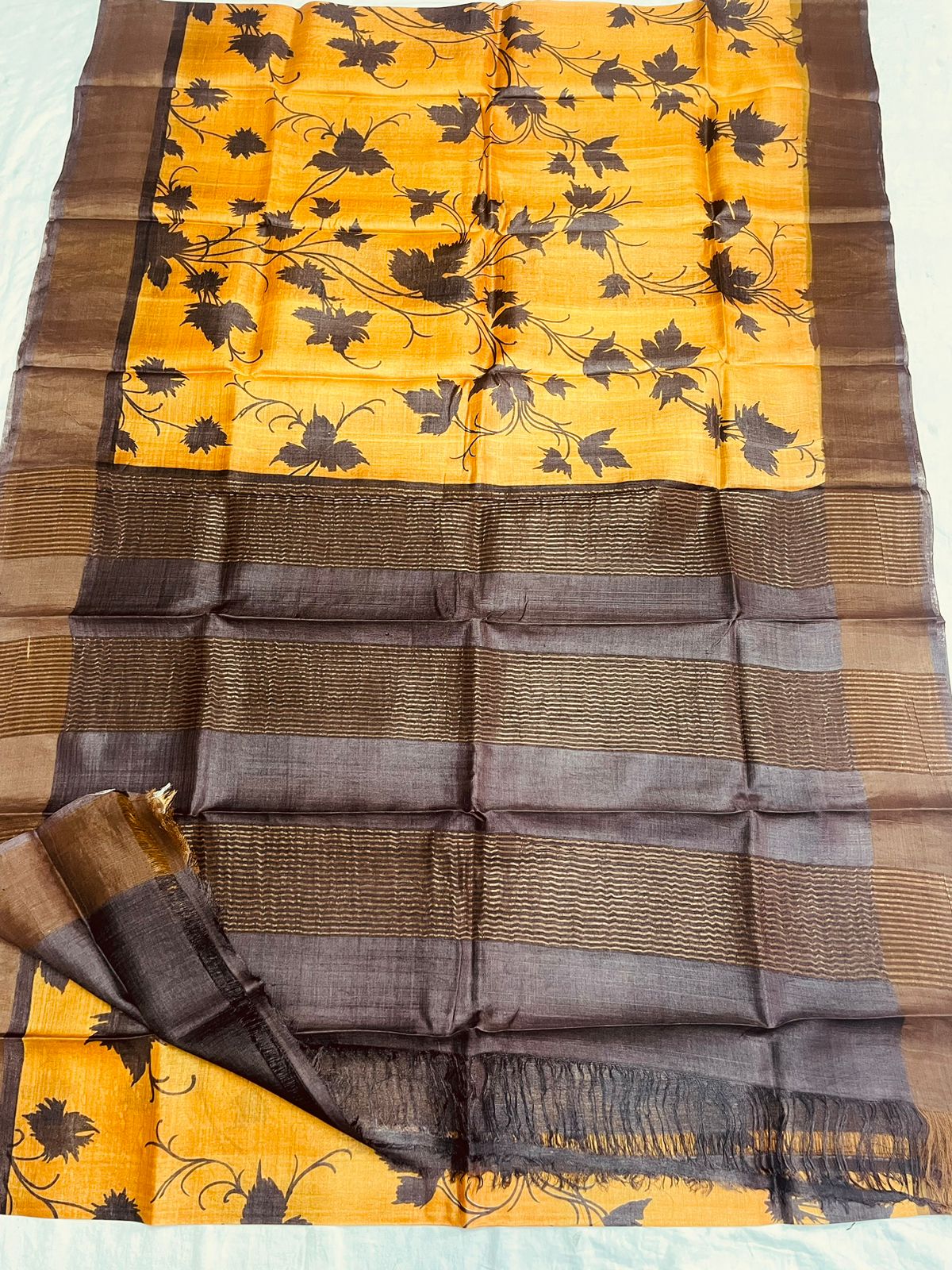 Pure Tussar Silk Saree