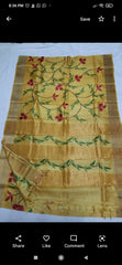 Pure Tussar Silk print saree