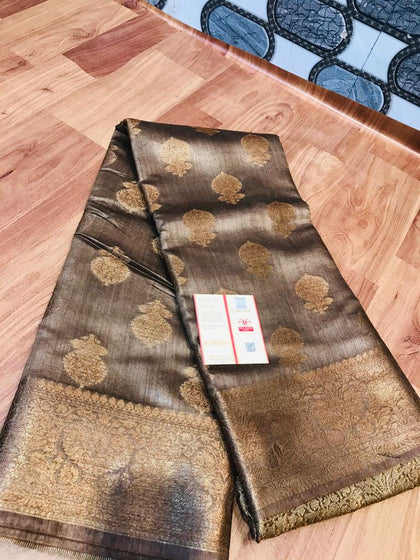 Tussar Munga Banarsi Silk Saree