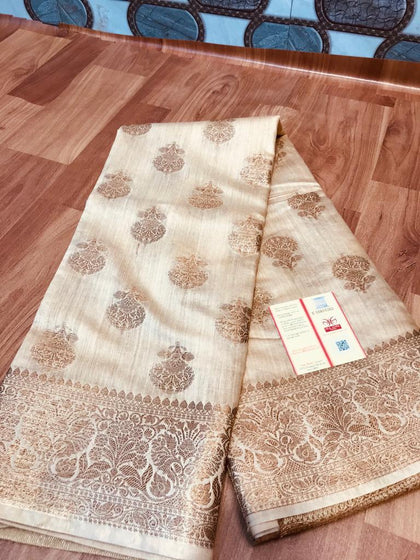 Tussar Munga Banarsi Silk Saree