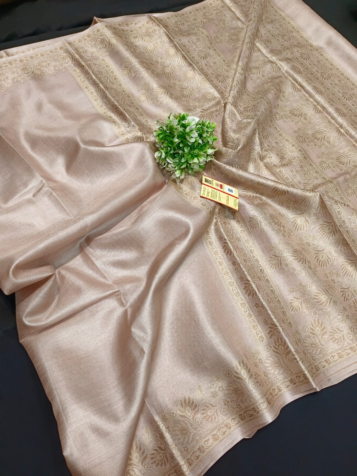 Pure tussar silk saree