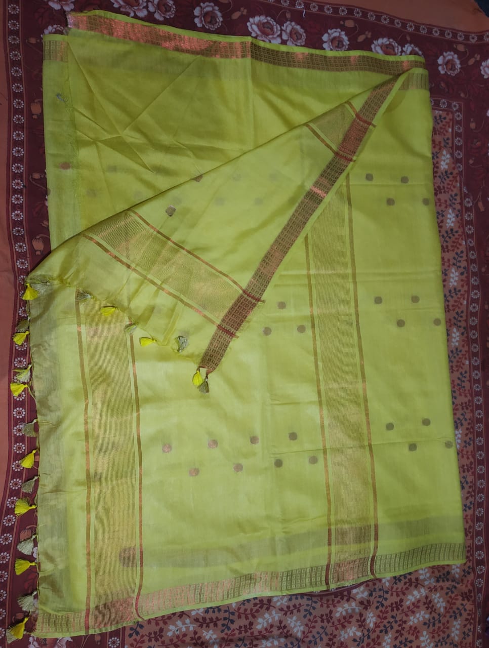 Soft silk buta saree