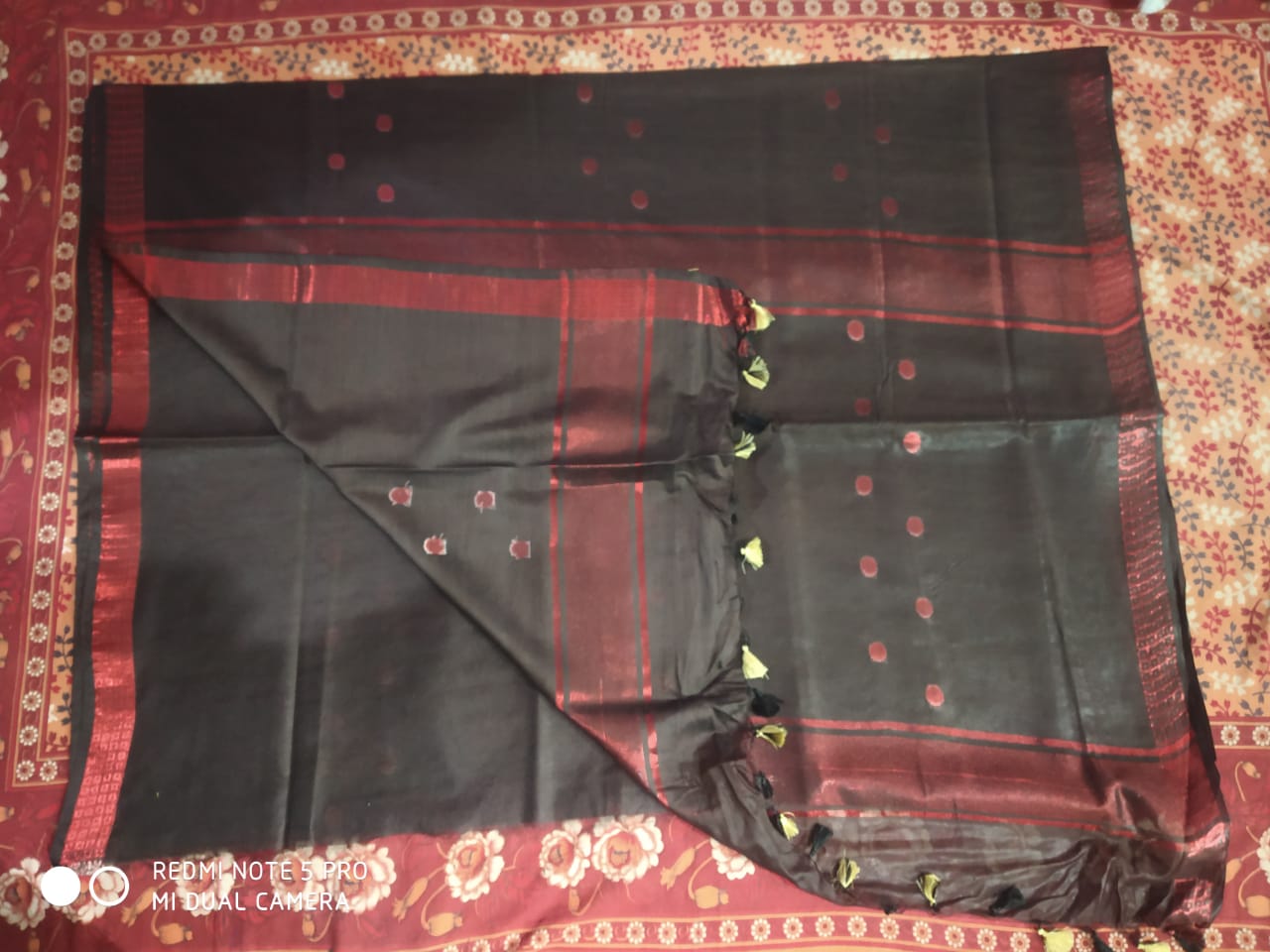 Soft silk buta saree