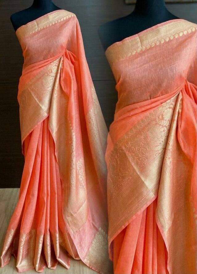 Organza Embroidry working saree