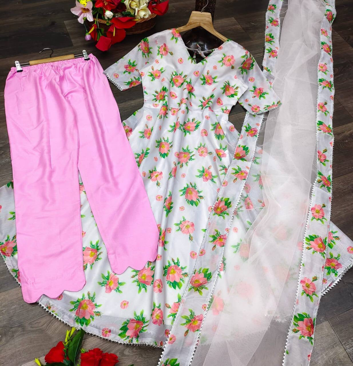 Kurti Pant Dupatta Set