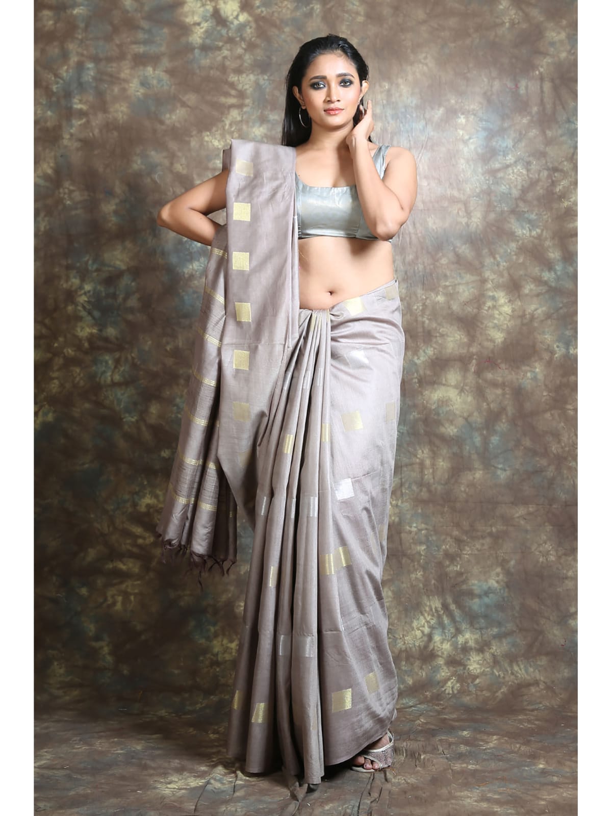 Semi katan silk saree