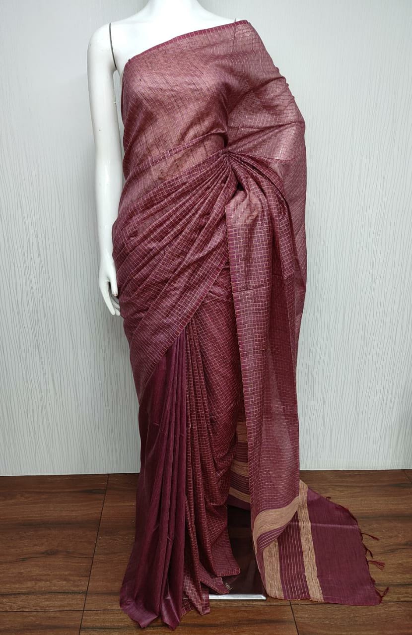 Kota plane silk saree
