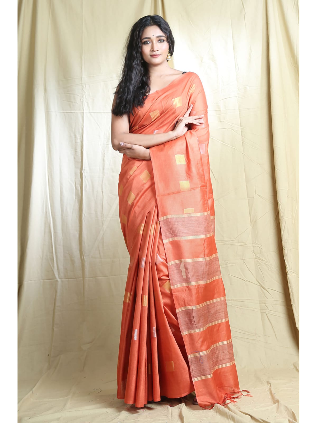 Semi katan silk saree