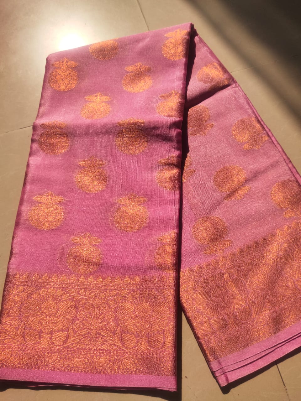 Banarasi katan buta saree