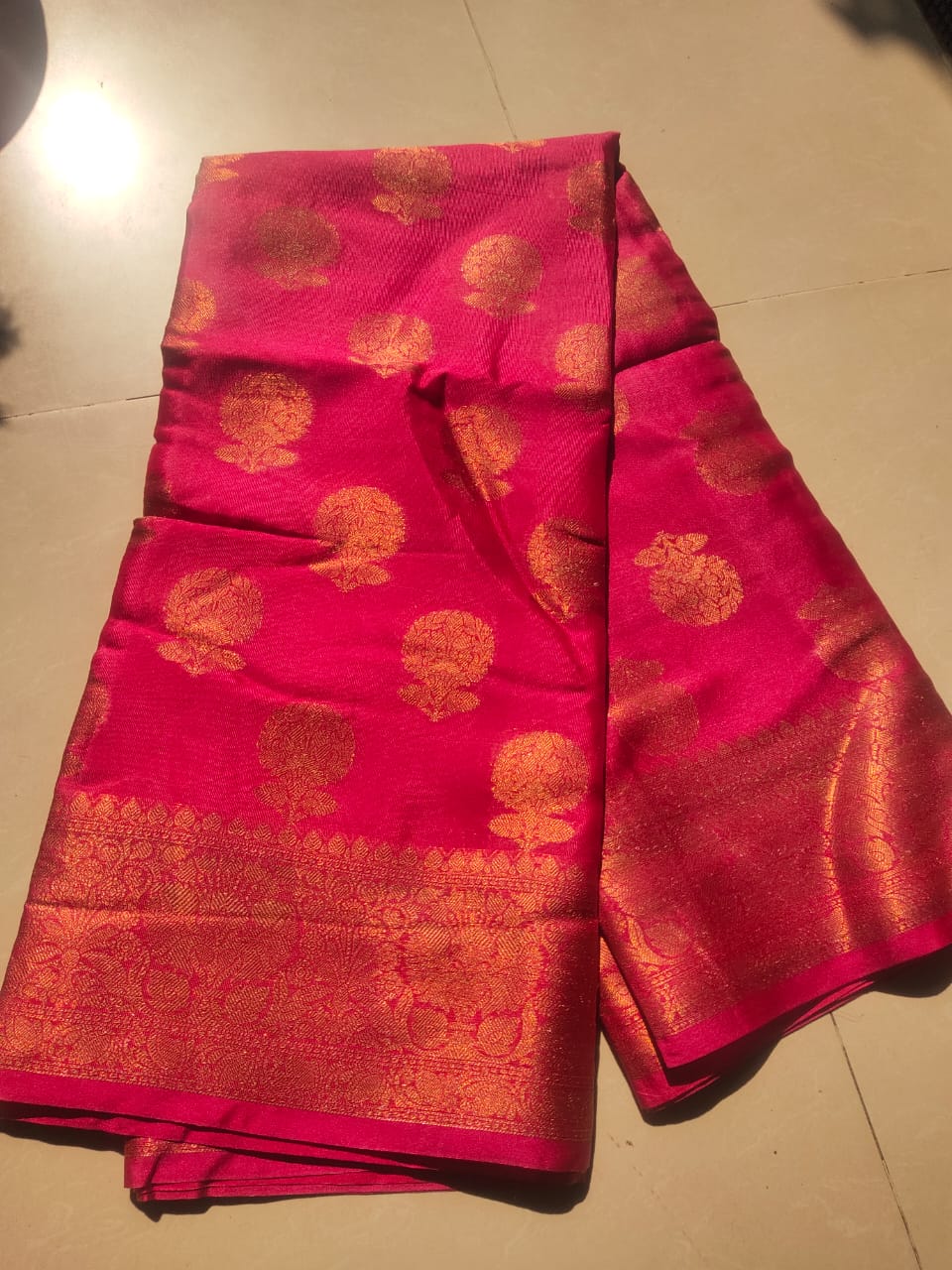 Banarasi katan buta saree