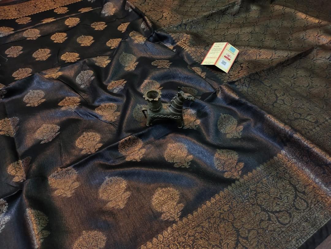 Banarasi katan buta saree